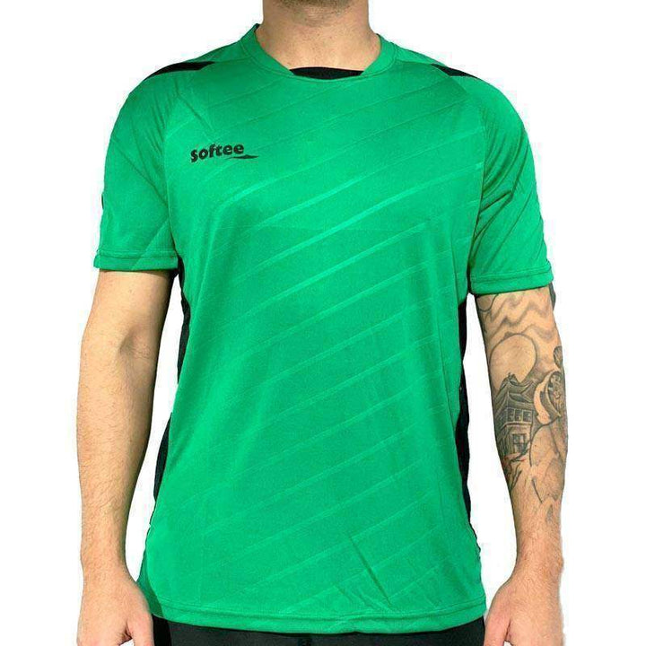 T-shirt Softee Play verde preto