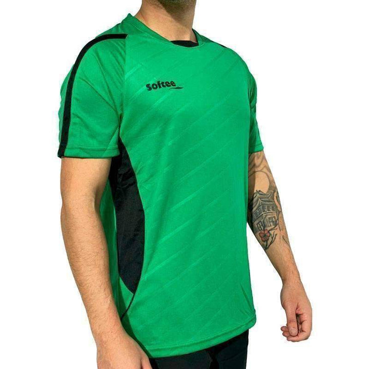 T-shirt Softee Play verde preto