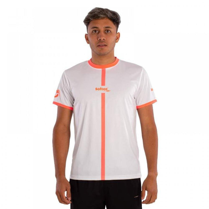 Camiseta Softee Tipex Blanco Coral Fluor