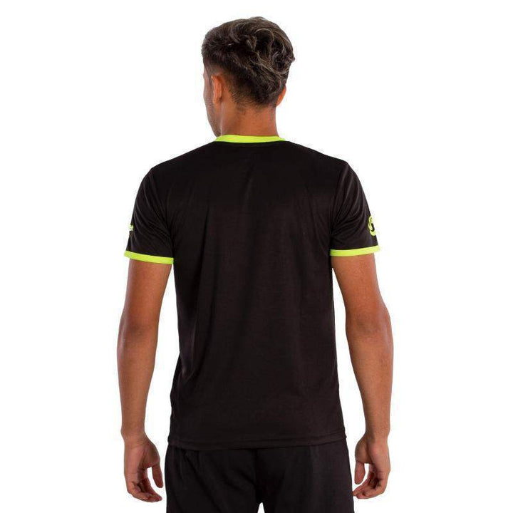 T-shirt Softee Tipex preto amarelo flúor