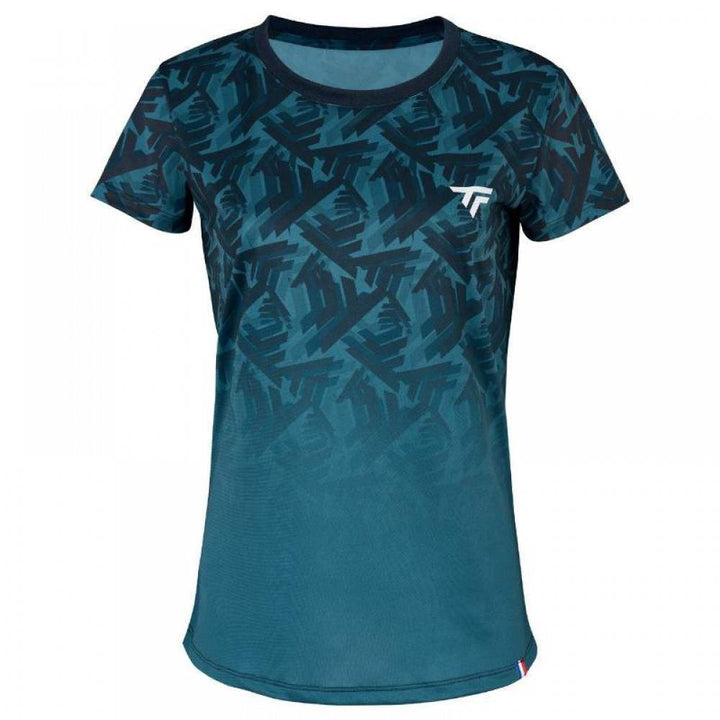 Camiseta feminina Tecnifibre X-Loop Azul Teal