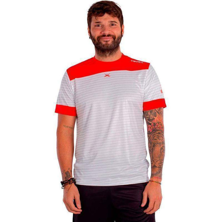 Camiseta Vibora King Cobra X Aniversário Branco Vermelho