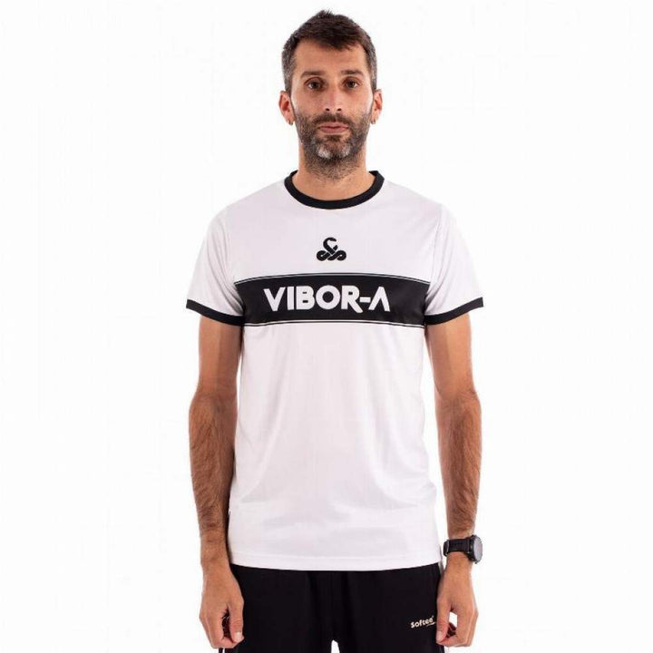 Camiseta branca venenosa Vibora