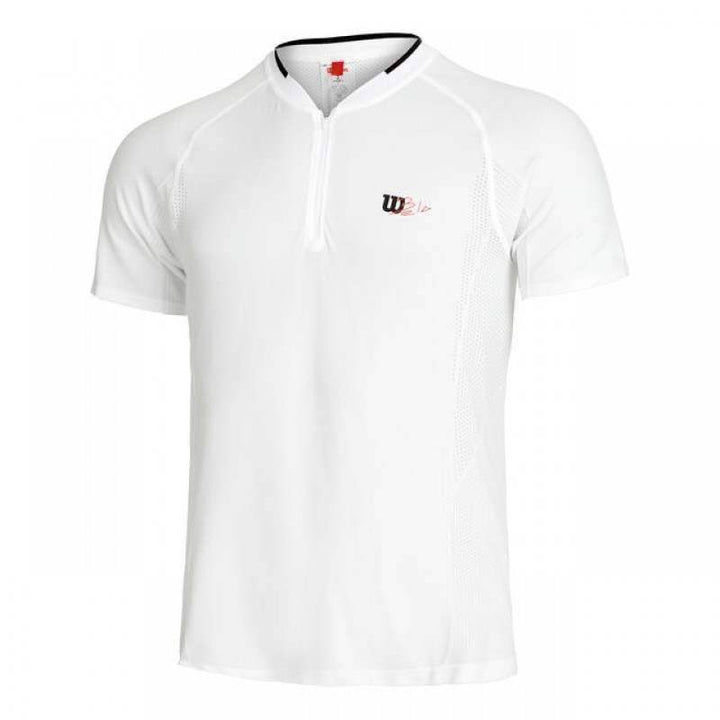 Camiseta branca Wilson Bela Seamless Ziphnly 2.0