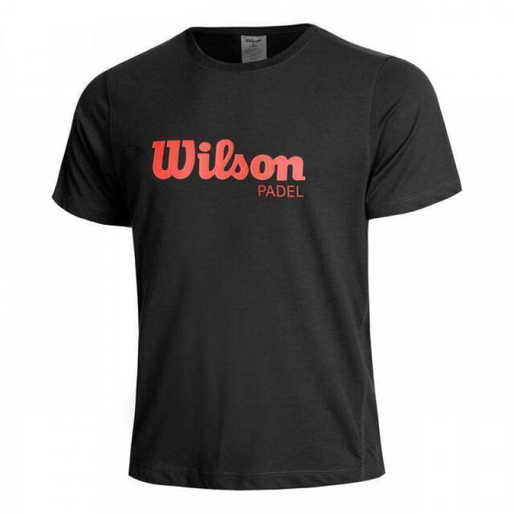 Camiseta Wilson Graphic preto vermelho