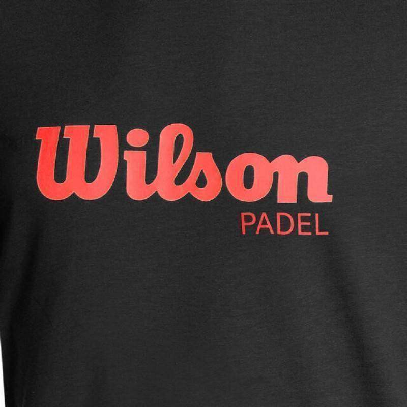 Camiseta Wilson Graphic preto vermelho