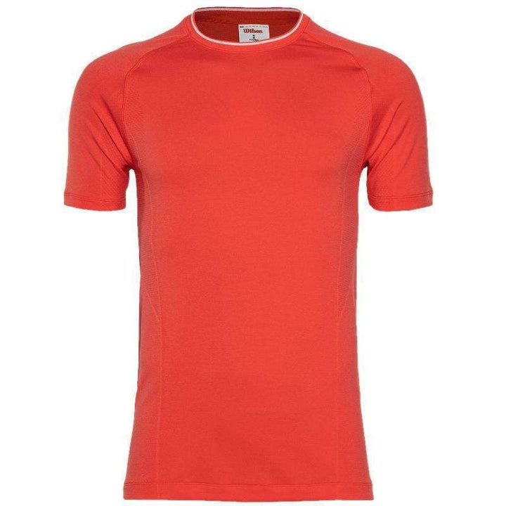 Wilson Team Seamless Crew Red T-Shirt