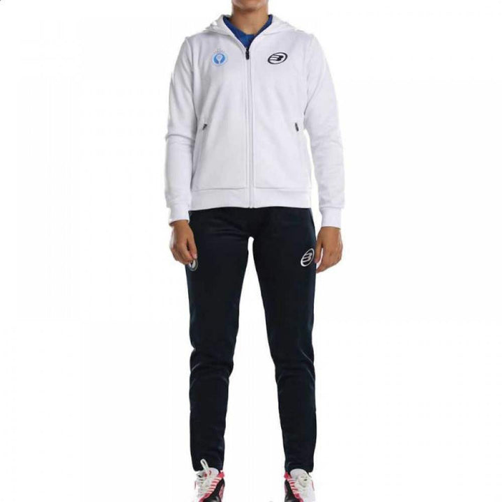 Bullpadel APA Abuza Tracksuit White Navy Blue