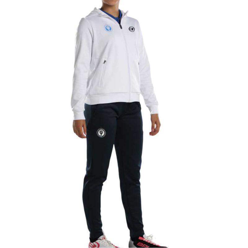 Bullpadel APA Abuza Tracksuit White Navy Blue