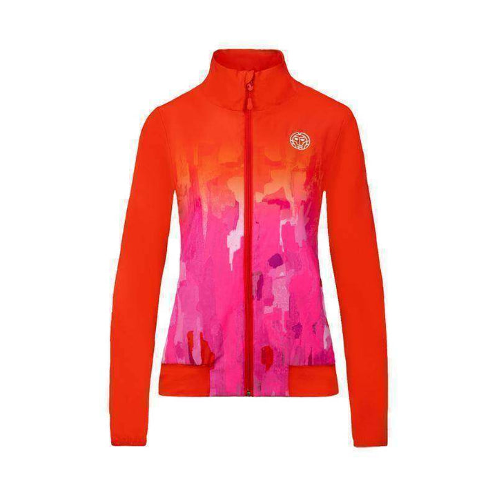 Chaqueta Bidi Badu Gene Tech Rojo Rosa Mujer