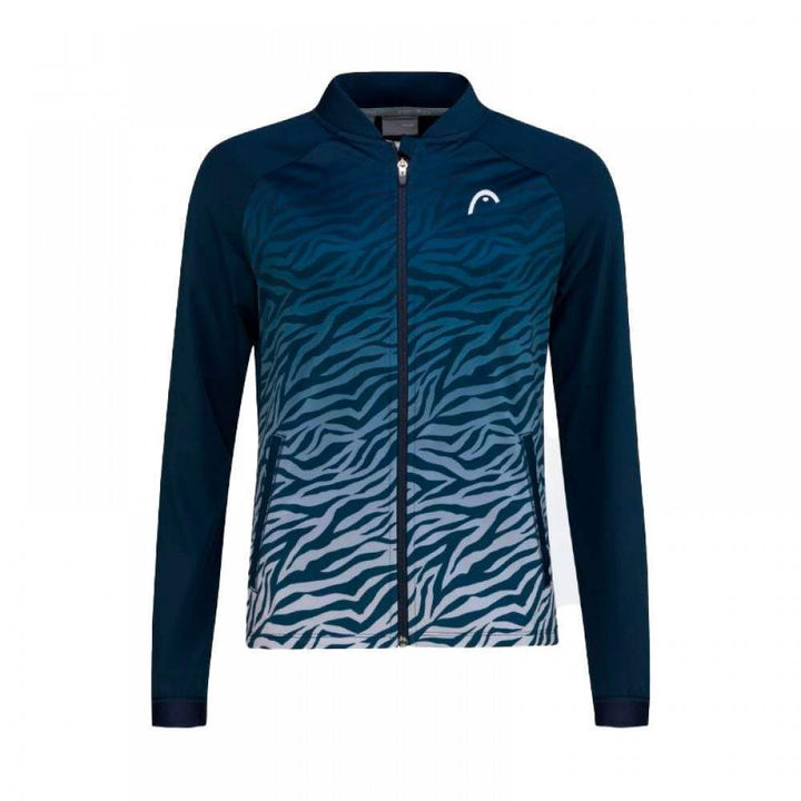 Head Breaker Jacket Dark Blue Printed Woman