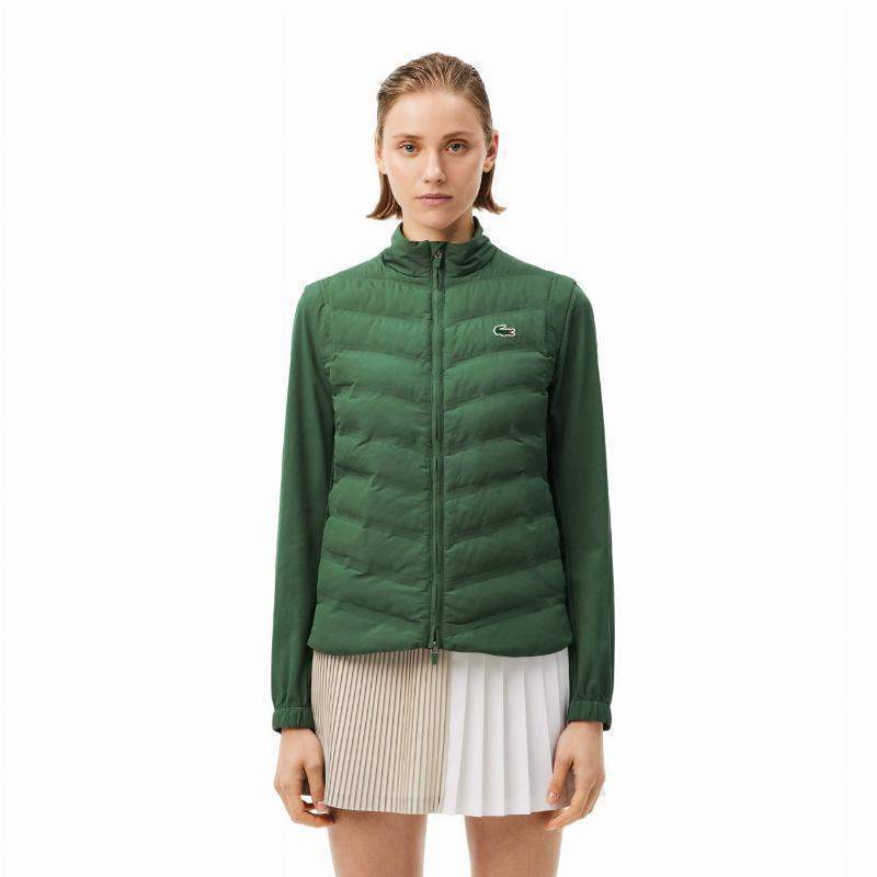 Casaco desportivo Lacoste verde mulher