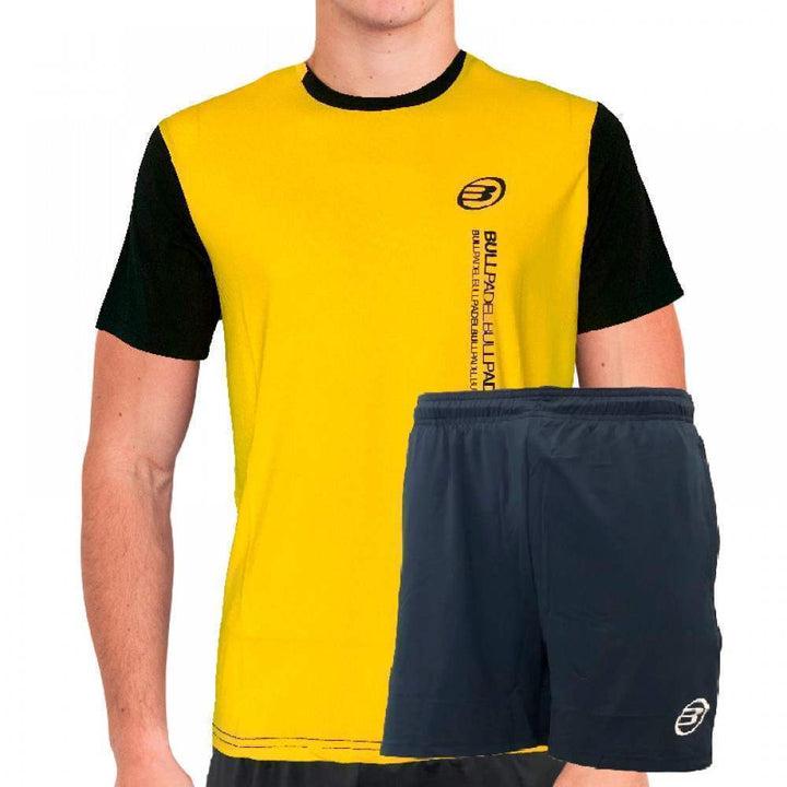 Conjunto Bullpadel Smash Academy Amarelo Limão Fluor