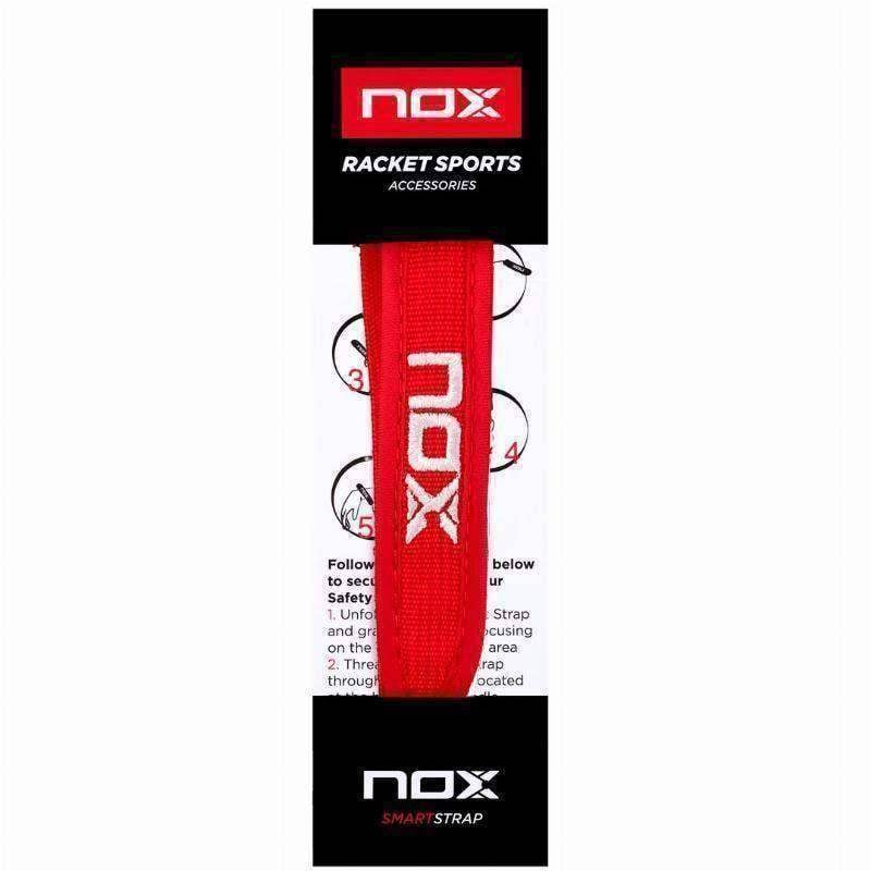 Cordão Nox SmartStrap Luxury vermelho branco