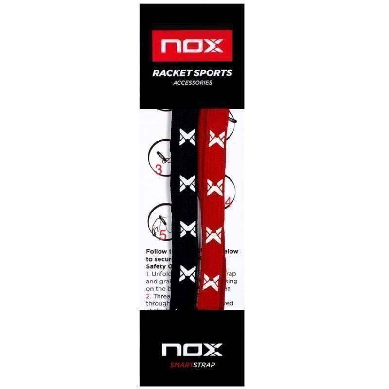 Nox SmartStrap Pro Laces Red Black 2 Units