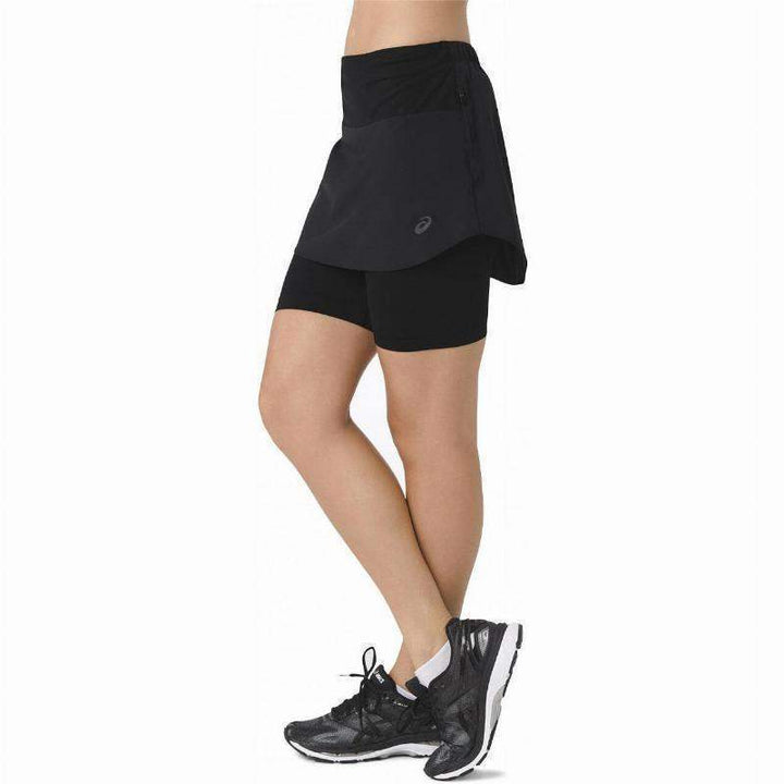 Asics Performance Skirt Black Grey