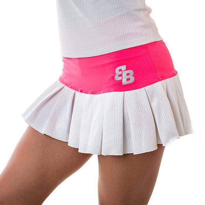 BB Nerea Skirt White Pink Fluor