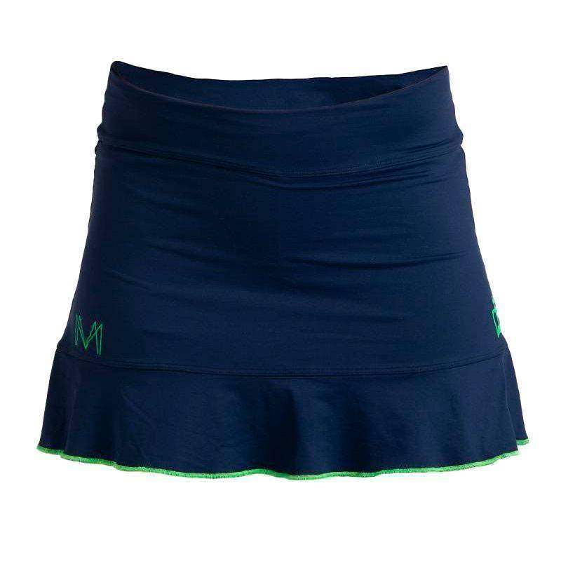 Black Crown Marta Marrero Skirt Navy Blue Green