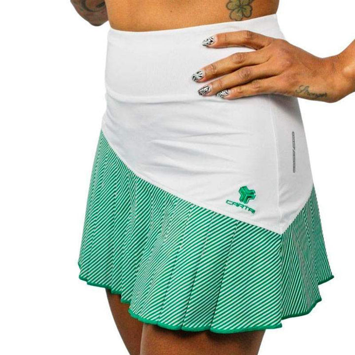 Cartri Telma Skirt White Green