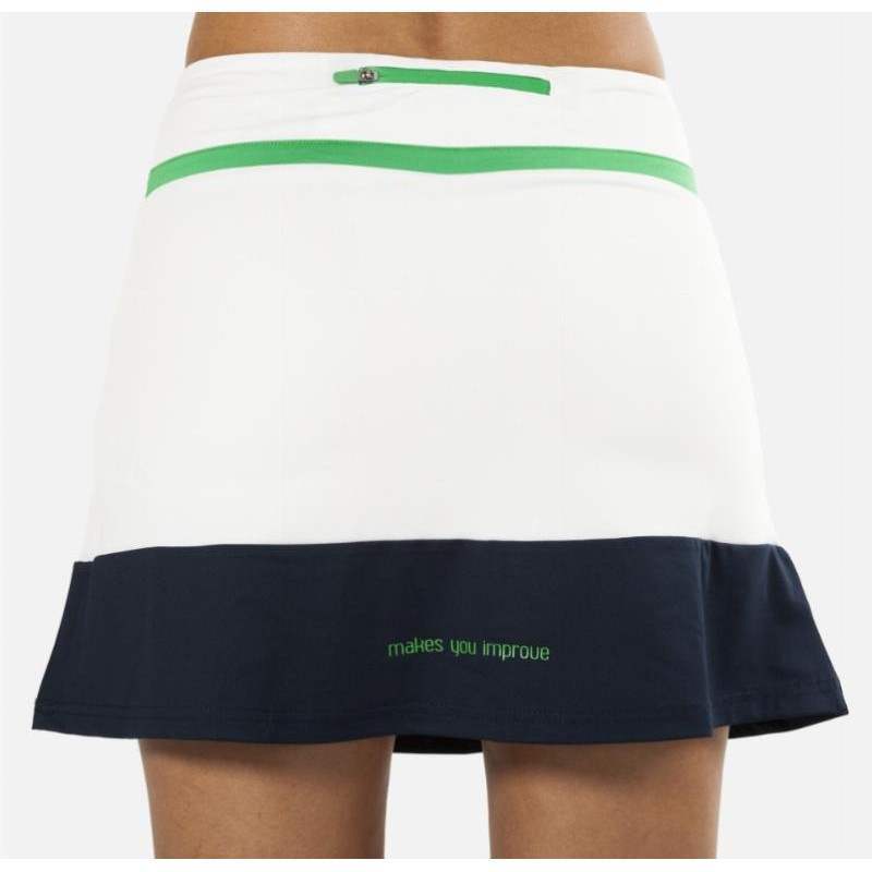 Nox Pro White Skirt Green Logo