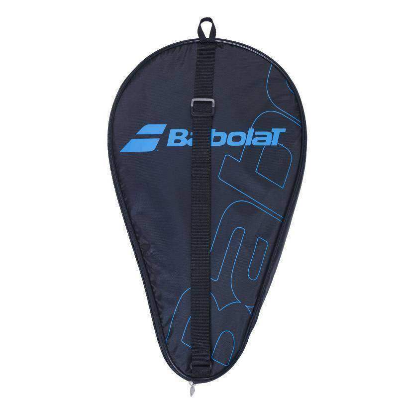 Capa com logotipo Babolat preto azul