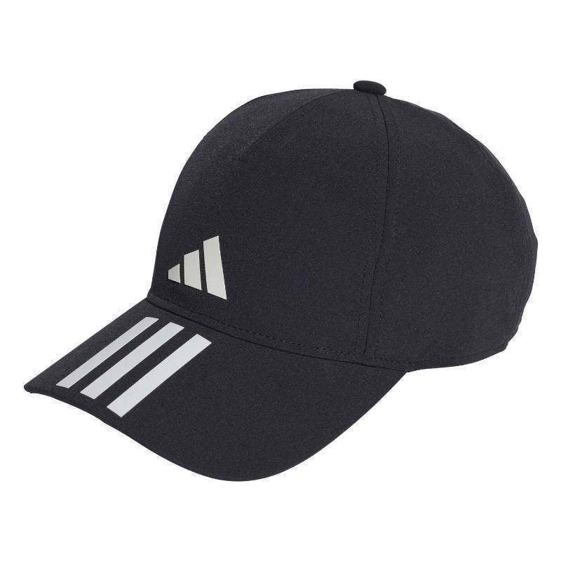 Adidas Aeroready Baseball 3 Stripes Cap Black White