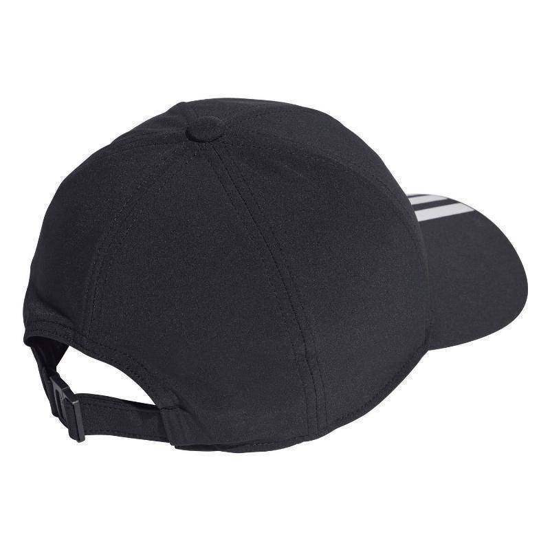 Adidas Aeroready Baseball 3 Stripes Cap Black White