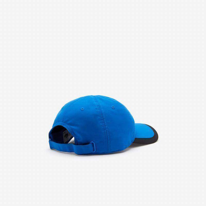 Gorra Lacoste Ligera Azul Electrico Negro