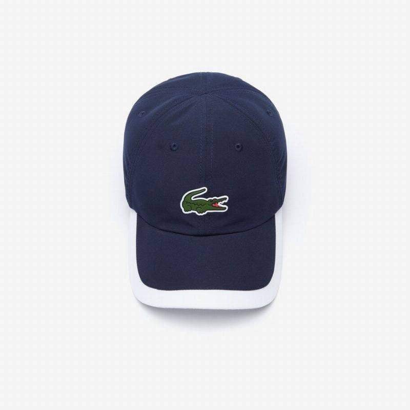 Lacoste Lightweight Navy Blue White Cap