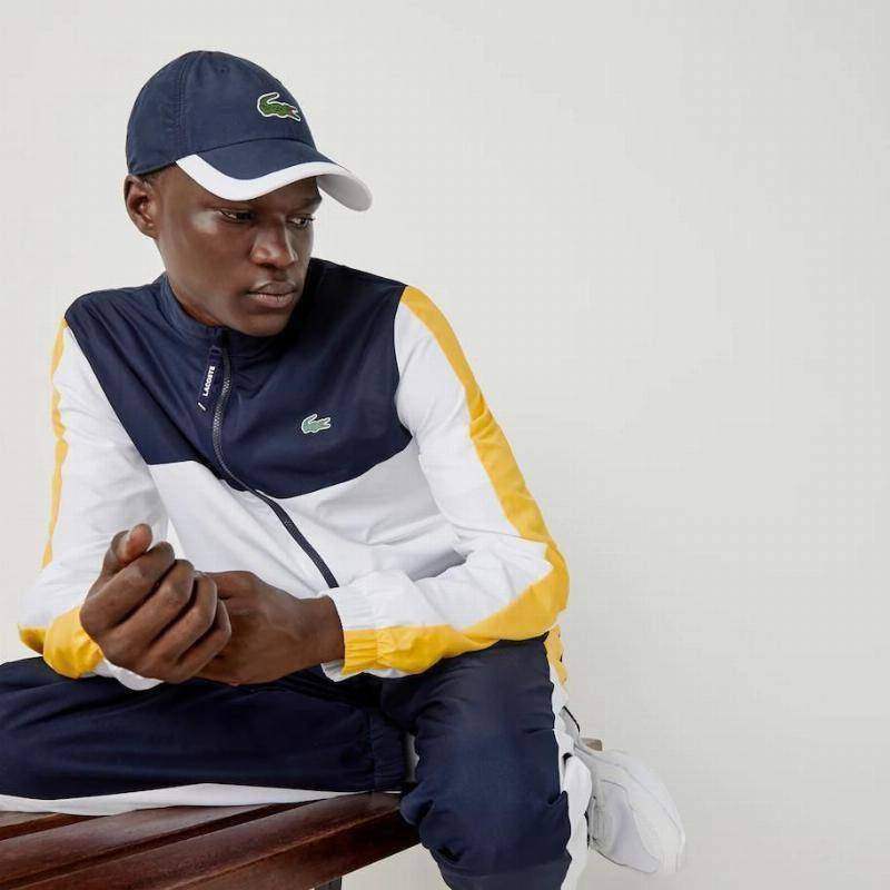 Lacoste Lightweight Navy Blue White Cap