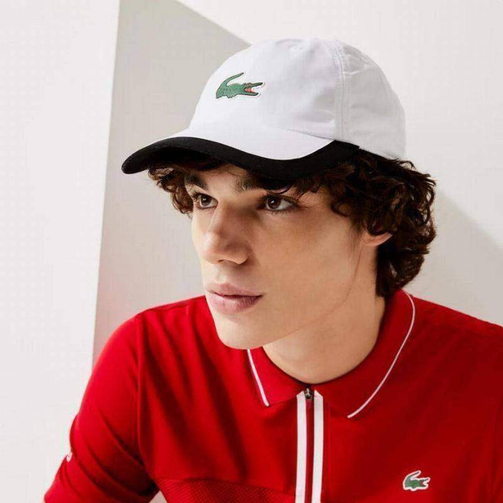 Lacoste Lightweight Cap White Navy Blue