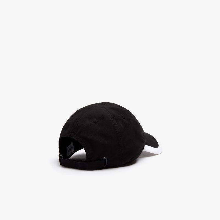 Boné Lacoste Lightweight preto branco