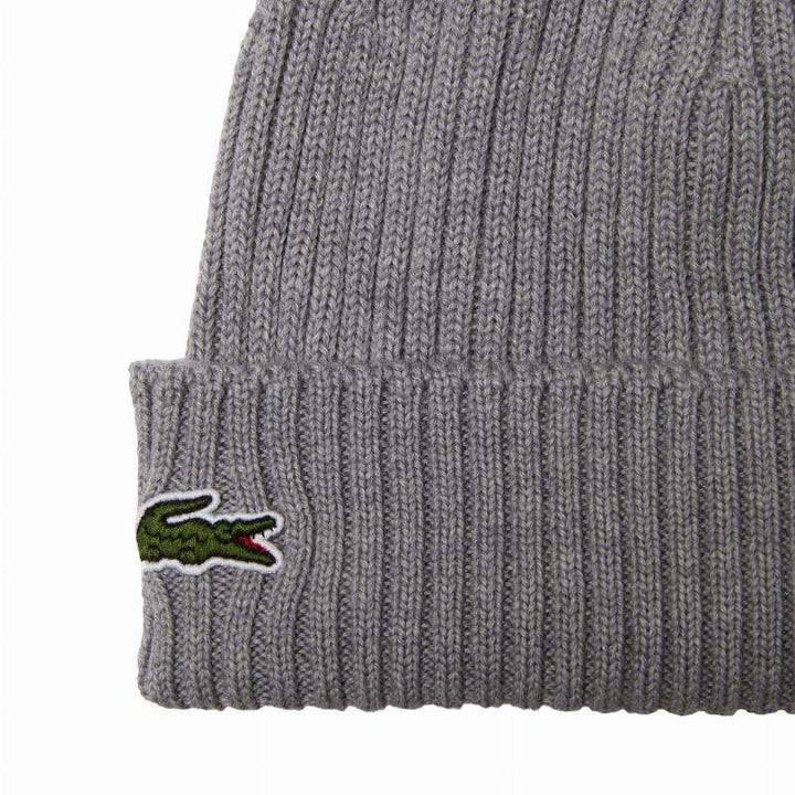 Gorro Lacoste Lana Gris Vigore