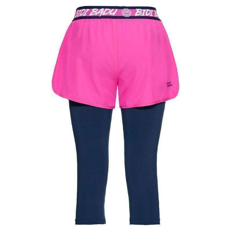 Bidi Badu Kara Meia-calça rosa azul escuro com shorts