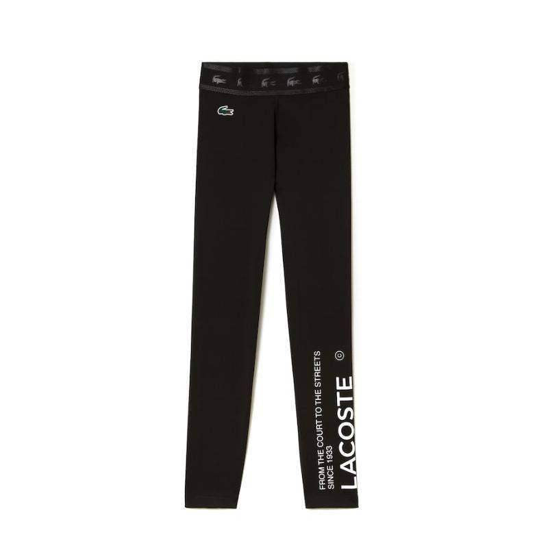 Lacoste Sport Recycled Polyester Tights Black
