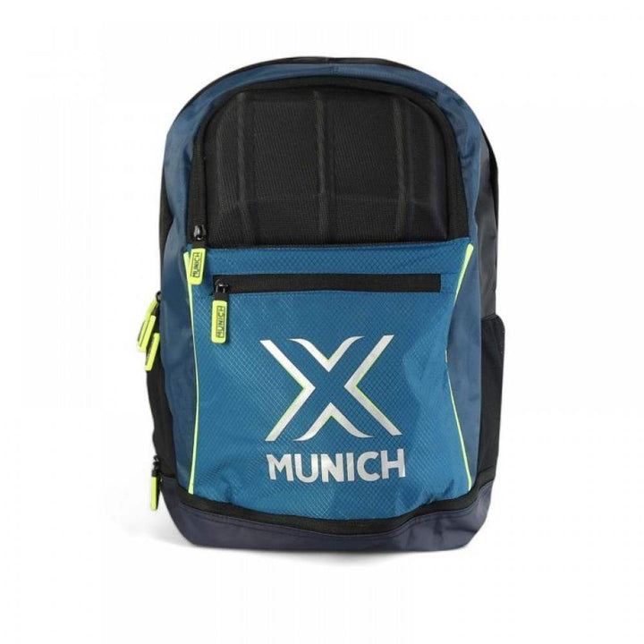 Mochila Básica Munich Azul Lima Fluor