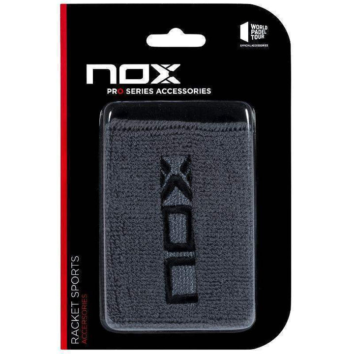 Nox Pulseiras Cinza Logotipo Preto 2 Unidades