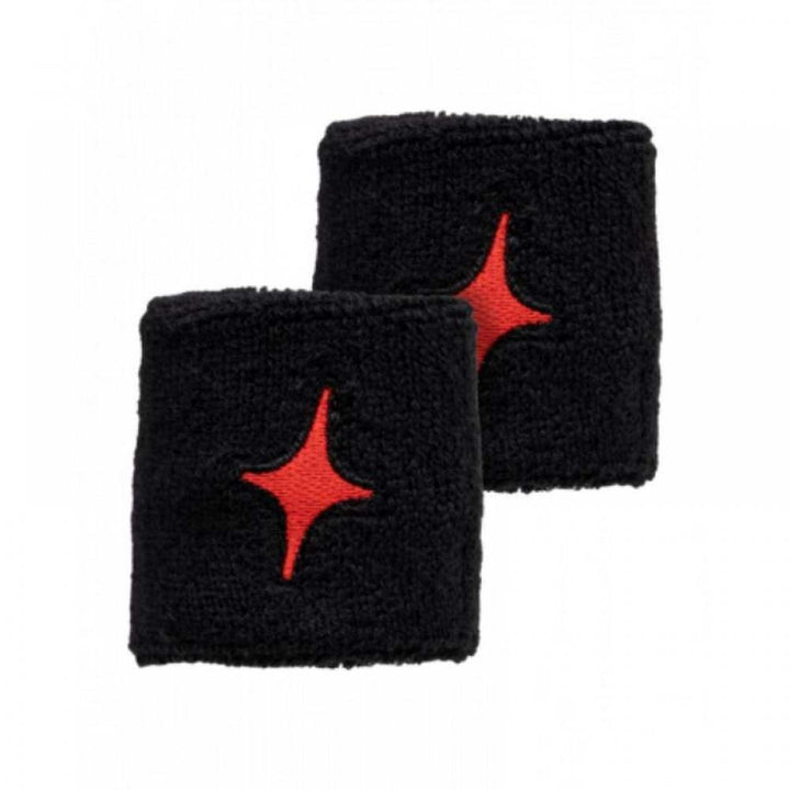 StarVie Wristbands Black Red 2 Units