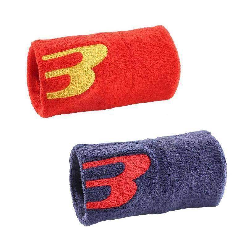 Bullpadel Wristband Navy Blue Red 2 Units