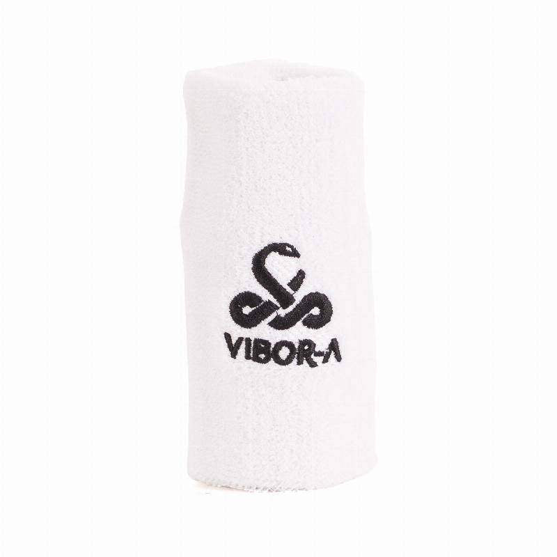 Vibora Wide White Wristband