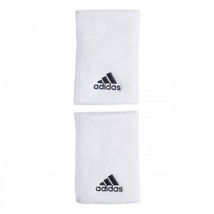 Adidas Wristbands White Logo Black 2022