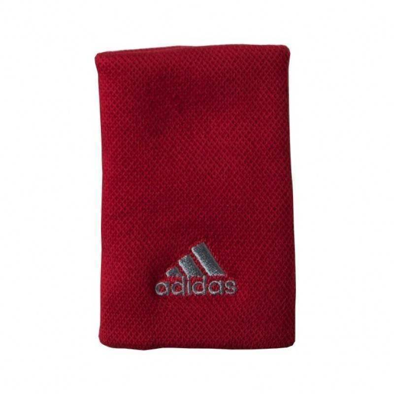 Adidas Wristbands L Red Gray 2 Units