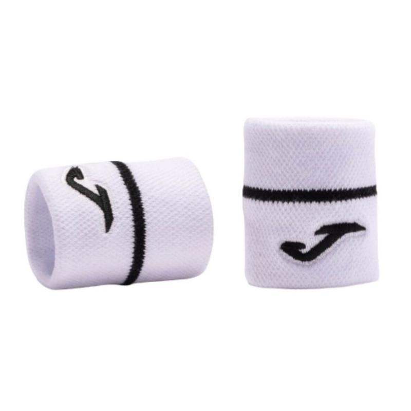 Joma Tournament Wristbands White Black 2 Units