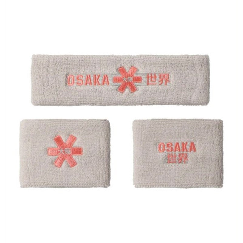 Osaka Wristbands Set 2.0 Coral Gray 2 Units