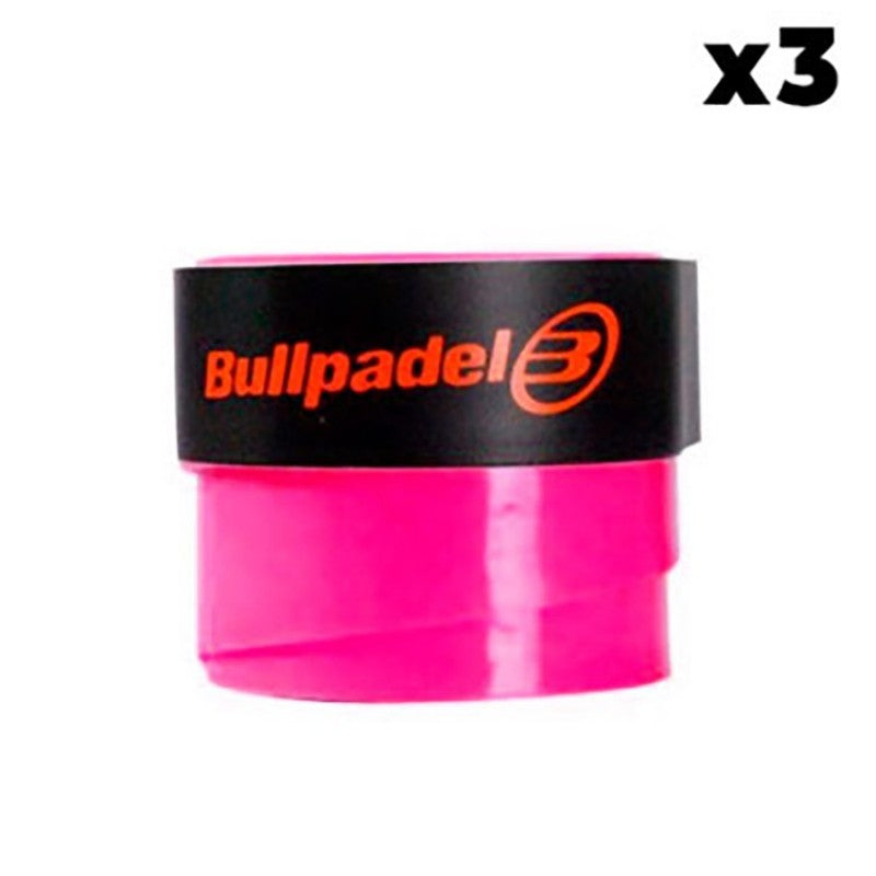 Bullpadel Overgrips lisos rosa 3 unidades
