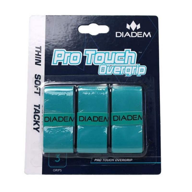 Overgrips Diadem Pro Touch Teal Green 3 Units