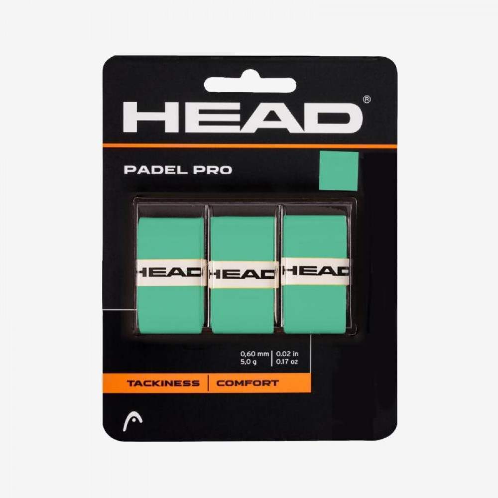 Head Overgrips Padel Pro Mint 3 Unidades