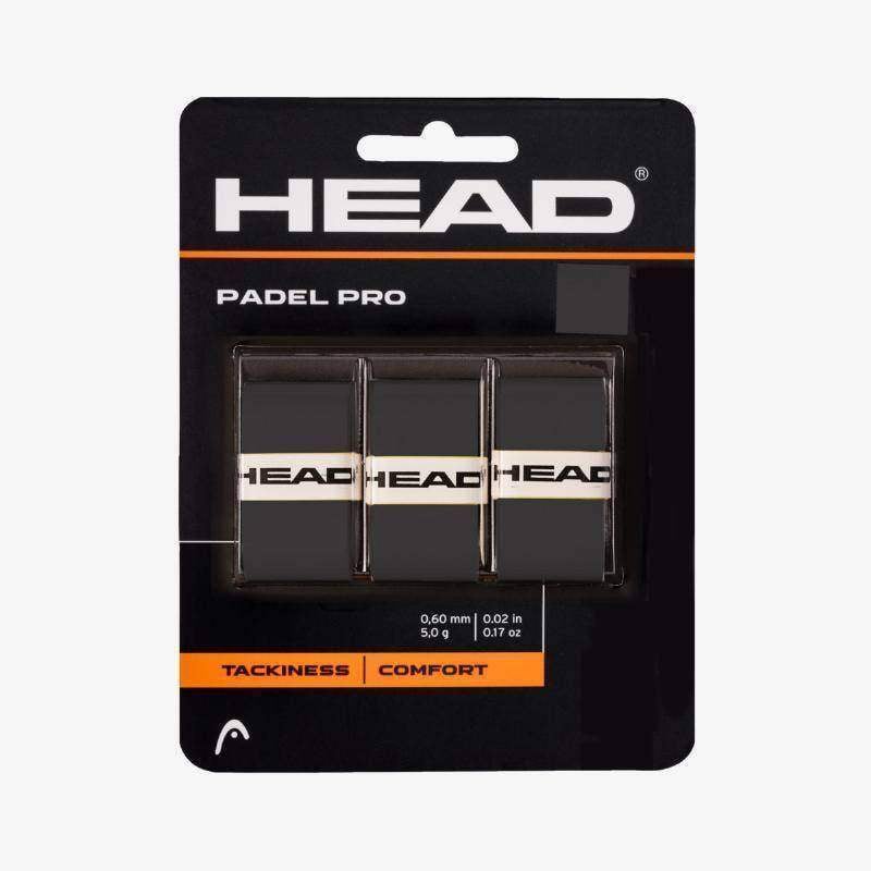 Head Padel Pro Overgrips Black 3 Units