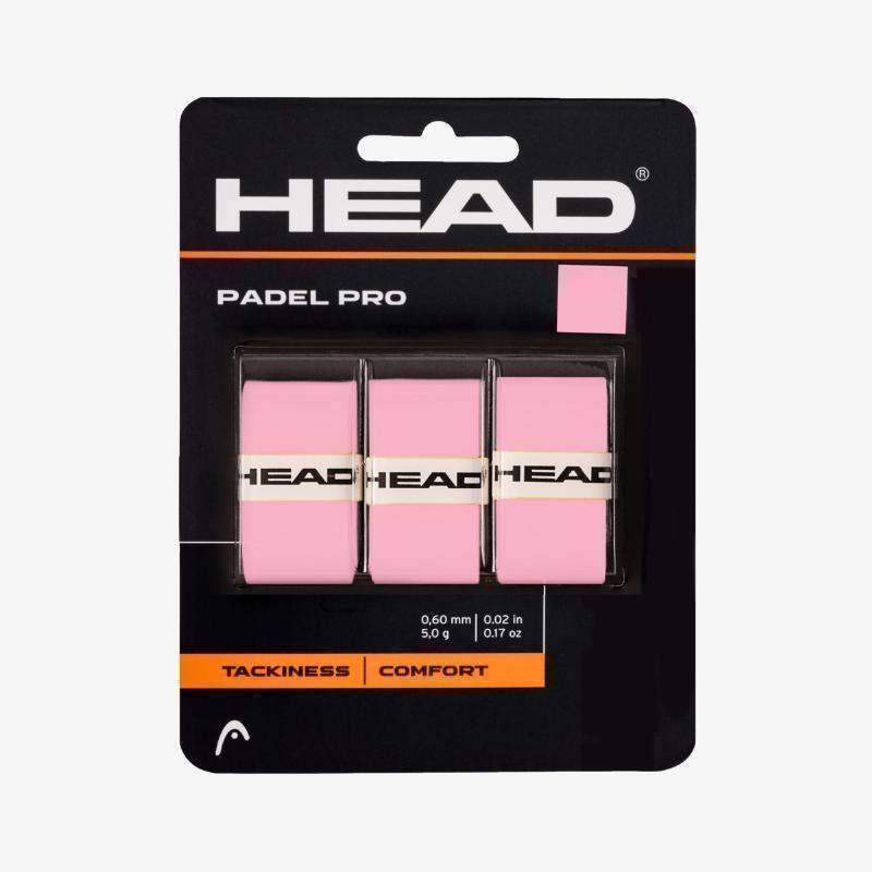 Head Padel Pro Overgrips Pink 3 Units