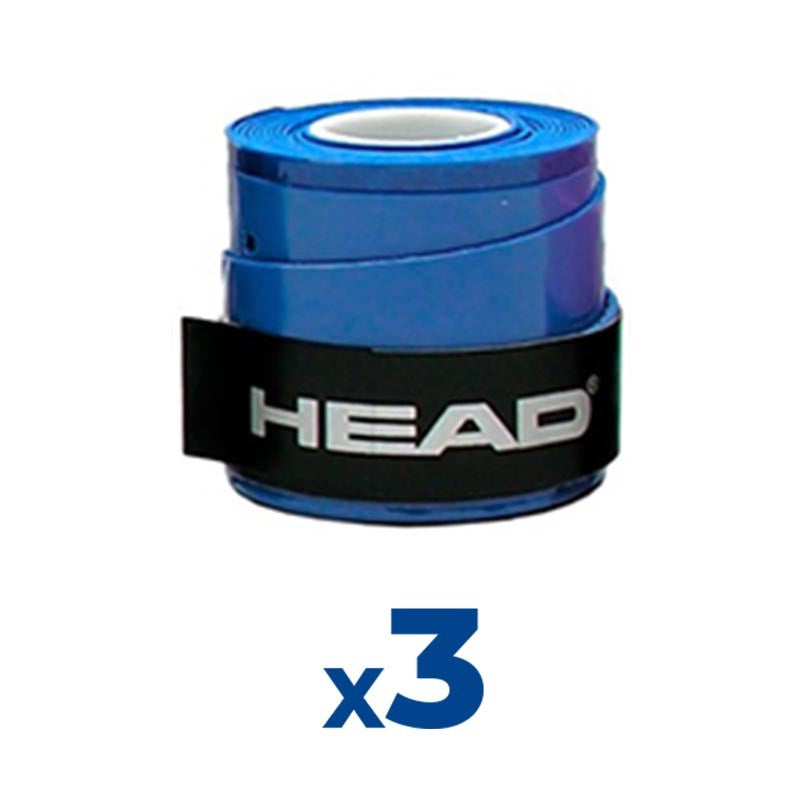 Overgrips Head Xtreme Suave Azul 3 Unidades
